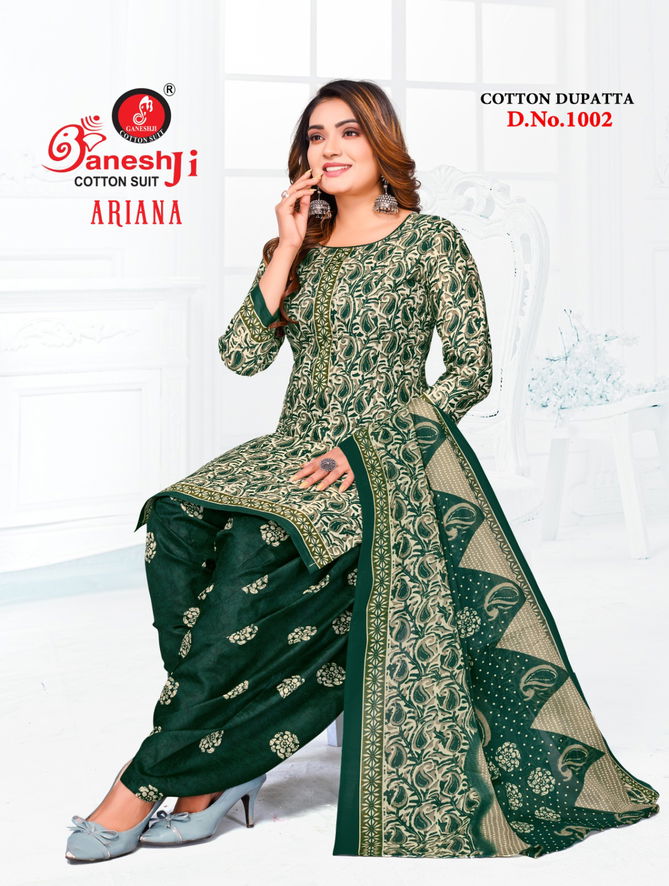 Ariana Vol 1 By Ganeshji  Cotton Printed Dress Material Wholesale Shop in Surat
